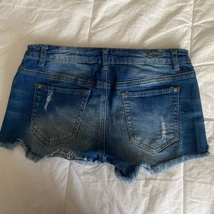 Size 10 American flag jean shorts